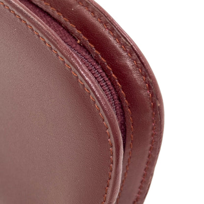 CARTIER Must Line Card Case Leather Ladies [Used]