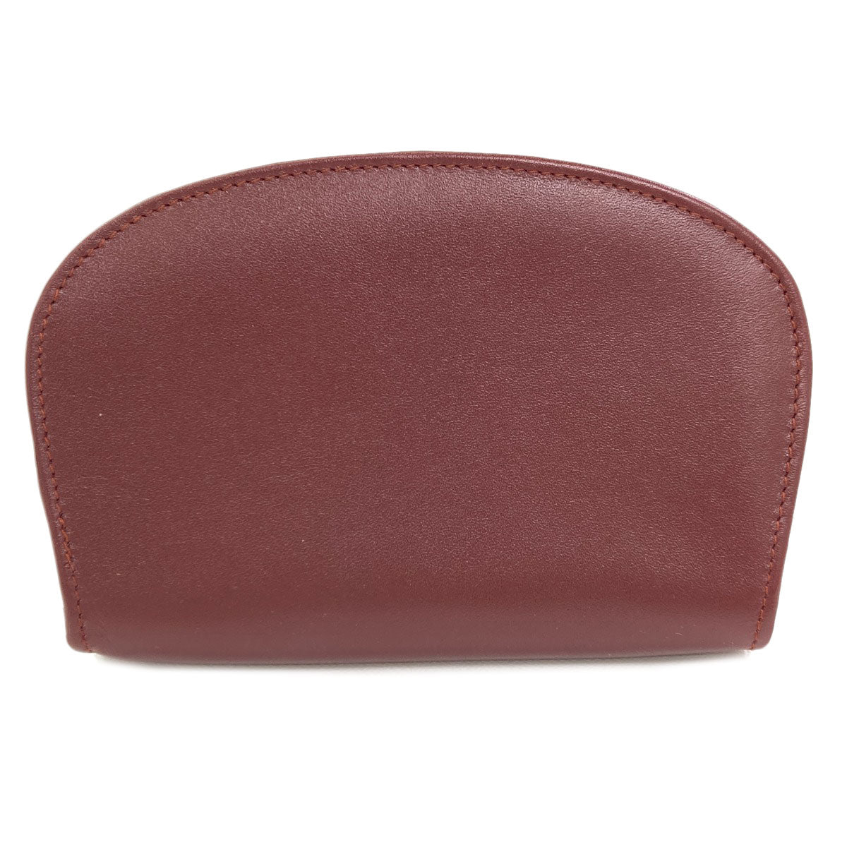 CARTIER Must Line Card Case Leather Ladies [Used]