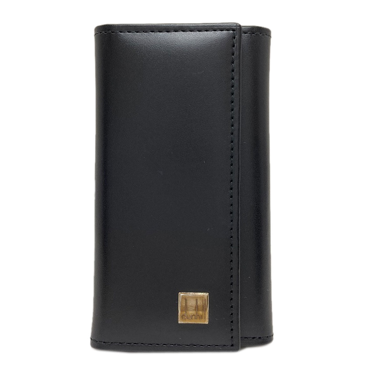 Dunhill logo key holder Leather mens [Used]
