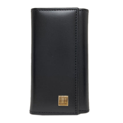 Dunhill logo key holder Leather mens [Used]