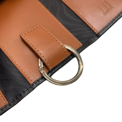 Dunhill logo key holder Leather mens [Used]