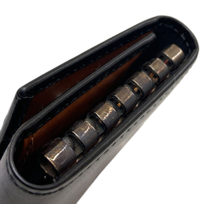 Dunhill logo key holder Leather mens [Used]