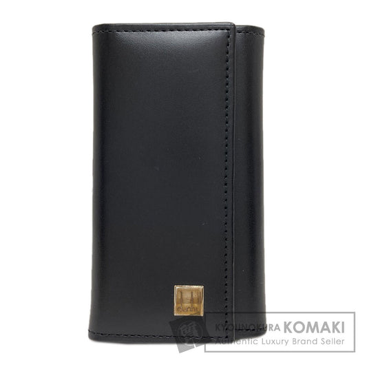 Dunhill logo key holder Leather mens [Used]