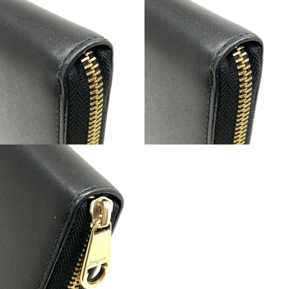 Salvatore Ferragamo GanciniHardware Long wallet (with coin pocket) Leather Ladies [Used]