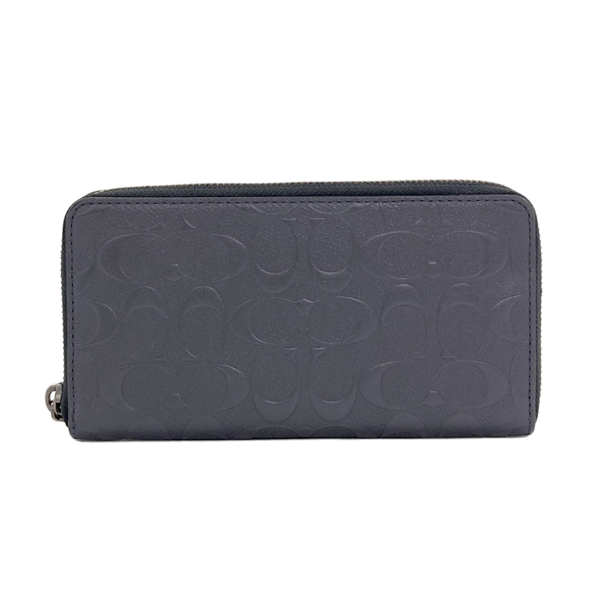 COACH 25608 Signature Long wallet (with coin pocket) Leather Ladies [Used]