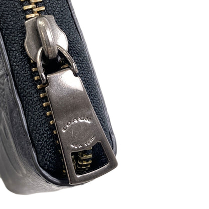 COACH 25608 Signature Long wallet (with coin pocket) Leather Ladies [Used]