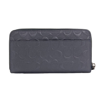 COACH 25608 Signature Long wallet (with coin pocket) Leather Ladies [Used]