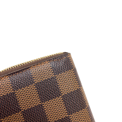 LOUIS VUITTON N63070 Zippy coin purse coin purse Damier canvas Ladies [Used]