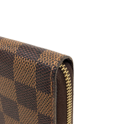 LOUIS VUITTON N63070 Zippy coin purse coin purse Damier canvas Ladies [Used]