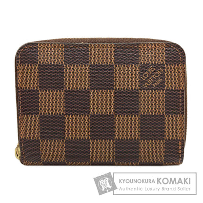 LOUIS VUITTON N63070 Zippy coin purse coin purse Damier canvas Ladies [Used]