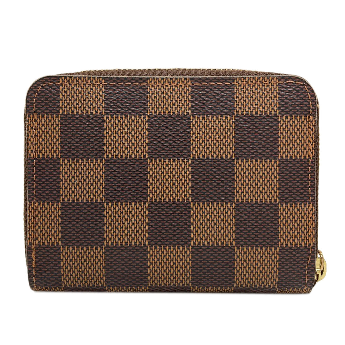 LOUIS VUITTON N63070 Zippy coin purse coin purse Damier canvas Ladies [Used]