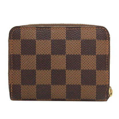 LOUIS VUITTON N63070 Zippy coin purse coin purse Damier canvas Ladies [Used]