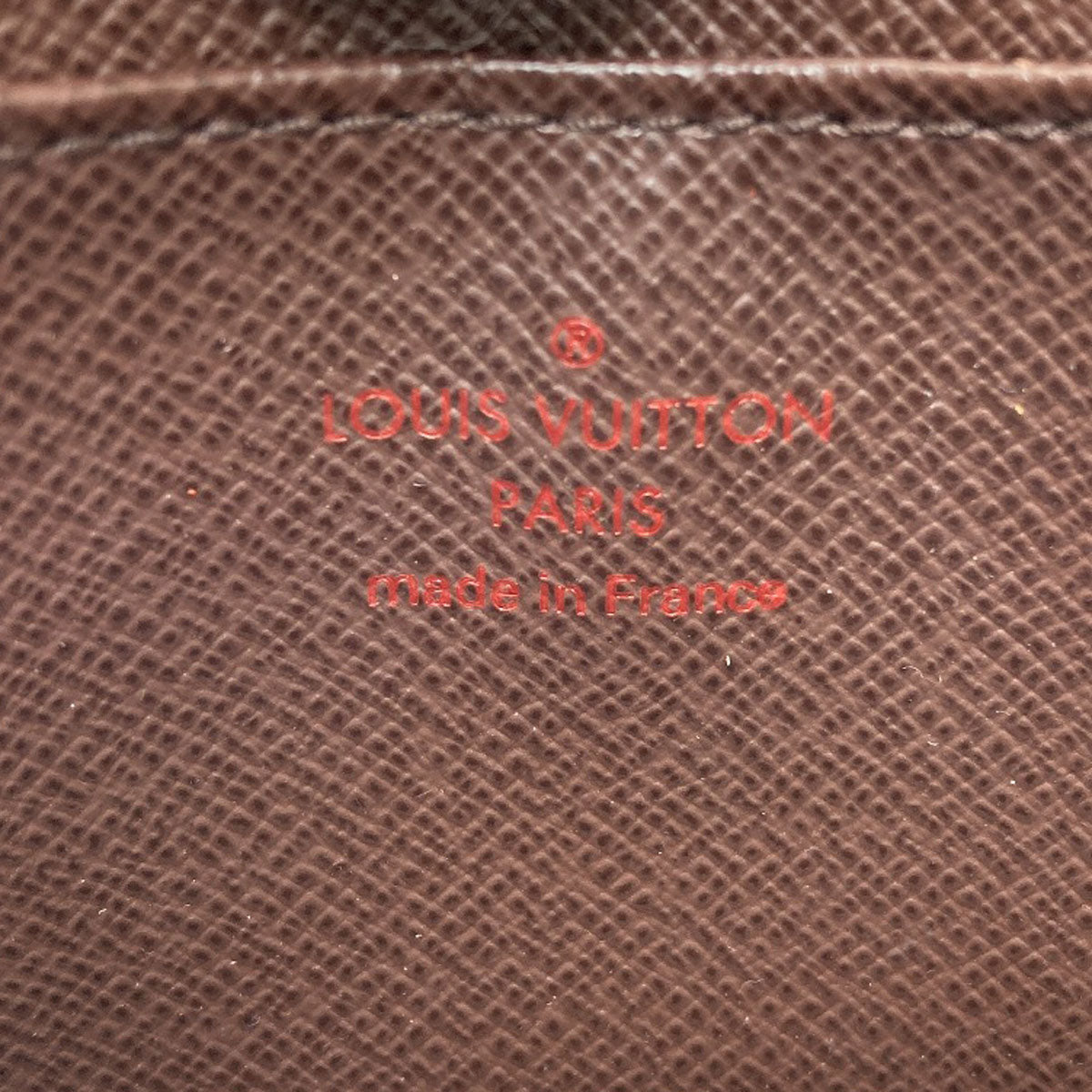 LOUIS VUITTON N63070 Zippy coin purse coin purse Damier canvas Ladies [Used]