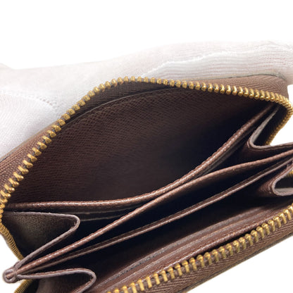 LOUIS VUITTON N63070 Zippy coin purse coin purse Damier canvas Ladies [Used]