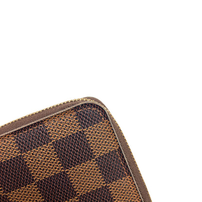 LOUIS VUITTON N63070 Zippy coin purse coin purse Damier canvas Ladies [Used]