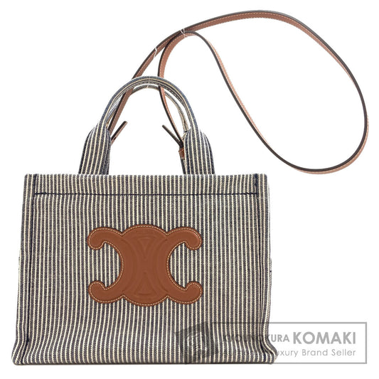 CELINE Small Cover Thais 2WAY Handbag Canvas Ladies [Used]
