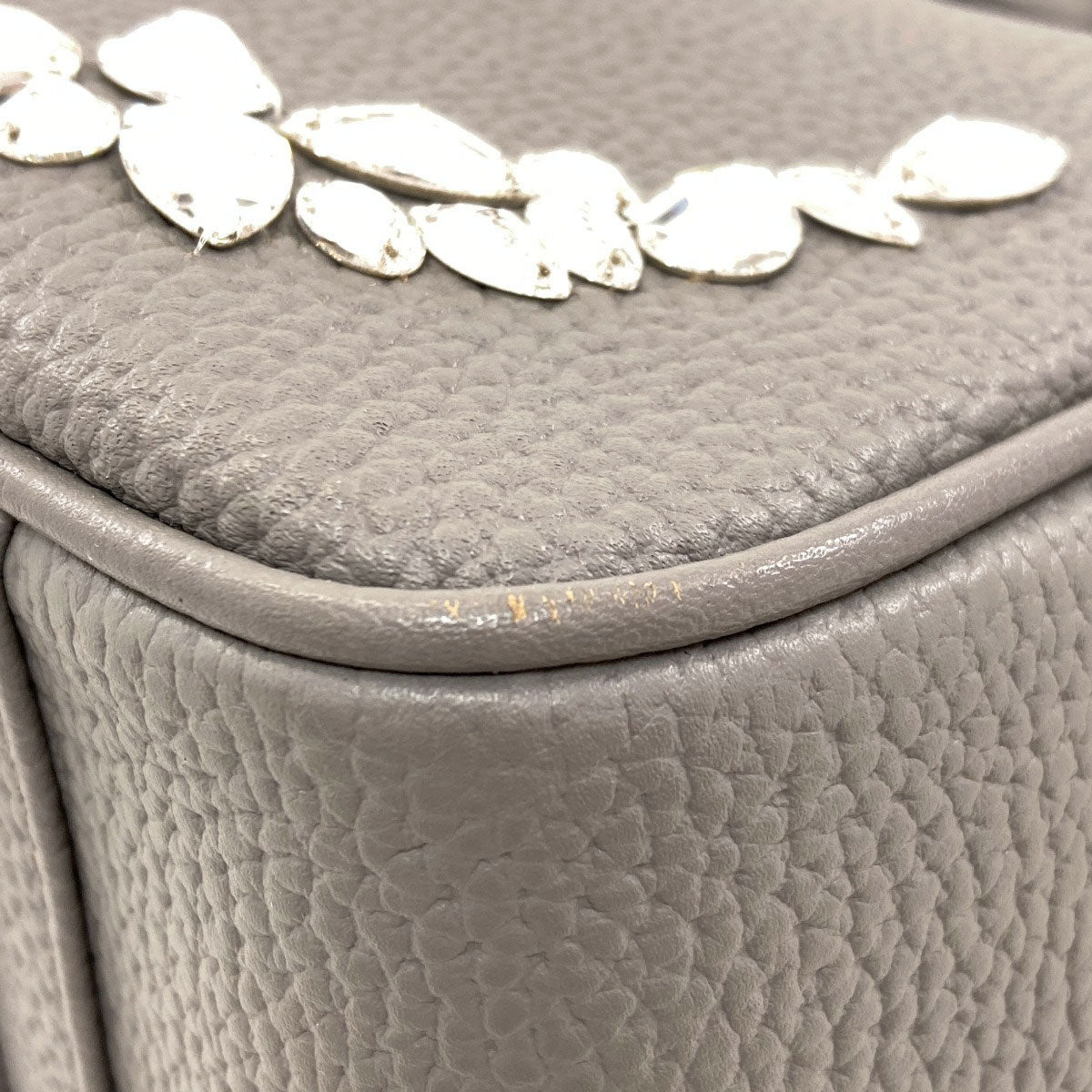 ADMJ logo Handbag Leather Ladies [Used]