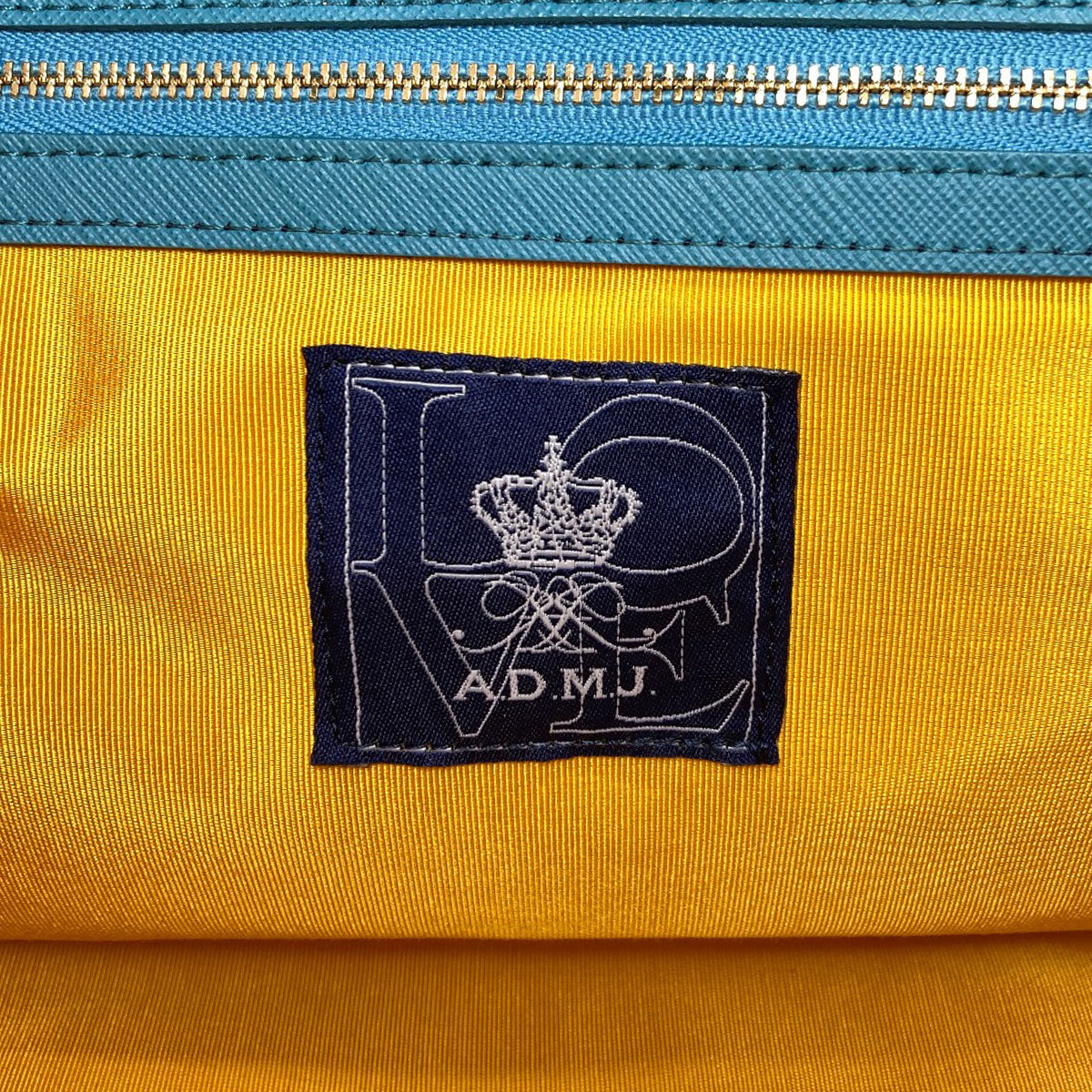 ADMJ logo Handbag Leather Ladies [Used]