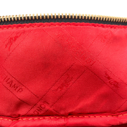 Longchamp logo Backpack Â· Daypack Leather Ladies [Used]