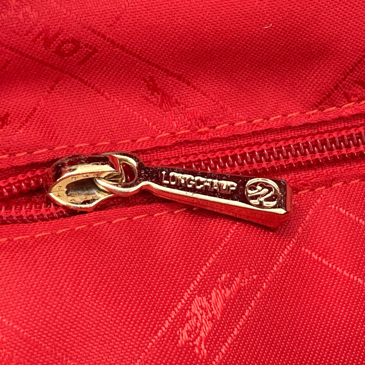 Longchamp logo Backpack Â· Daypack Leather Ladies [Used]