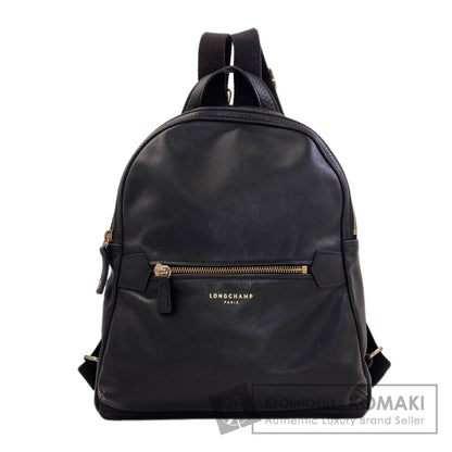 Longchamp logo Backpack Â· Daypack Leather Ladies [Used]