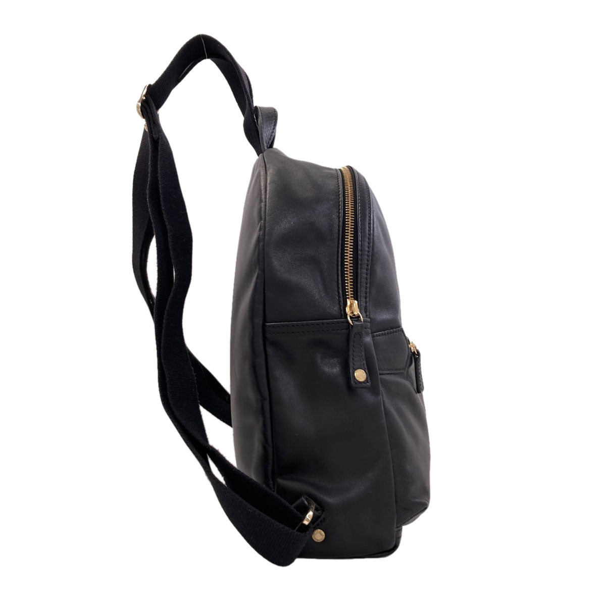 Longchamp logo Backpack Â· Daypack Leather Ladies [Used]