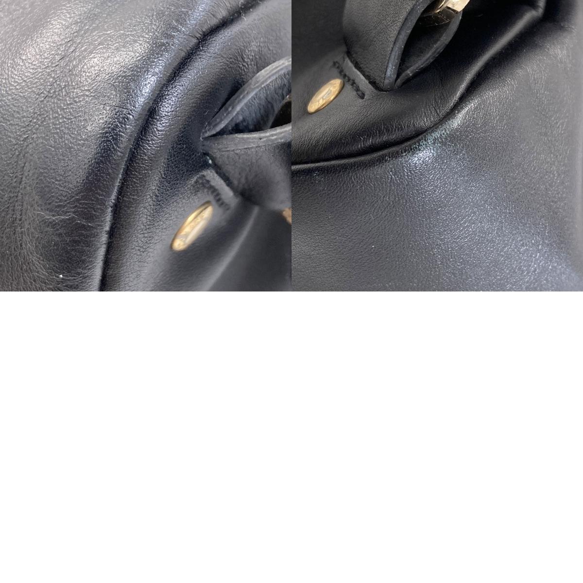 Longchamp logo Backpack Â· Daypack Leather Ladies [Used]