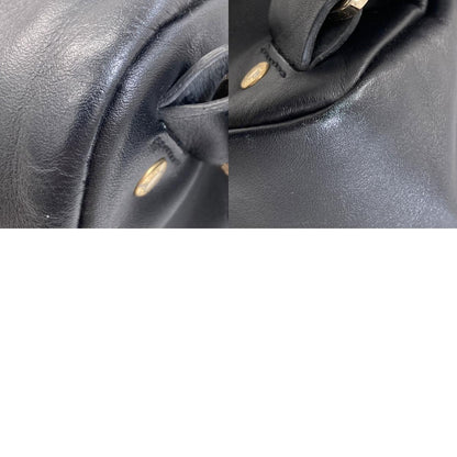 Longchamp logo Backpack Â· Daypack Leather Ladies [Used]