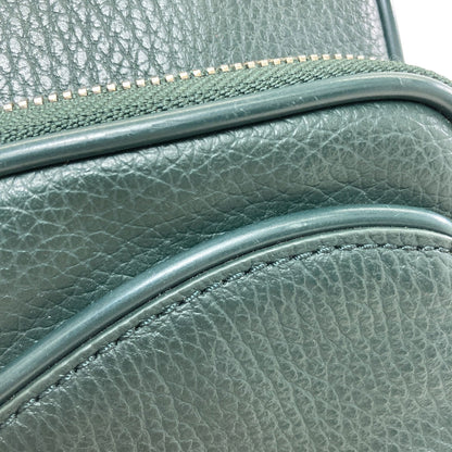 LACOSTE logo Shoulder Bag Leather Ladies [Used]