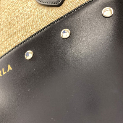 Furla Share 2WAY Handbag Raffia LeatherLadies [Used]