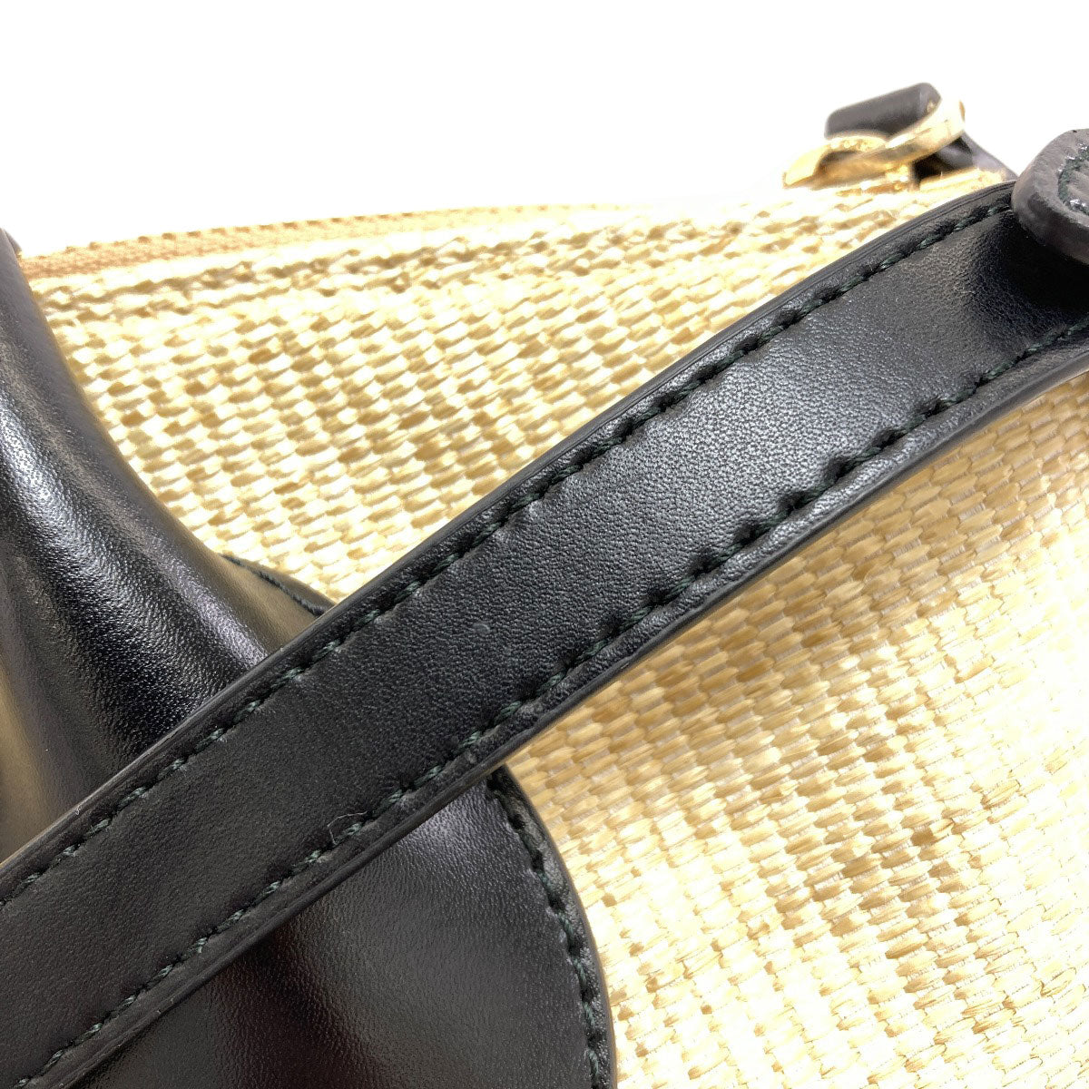 Furla Share 2WAY Handbag Raffia LeatherLadies [Used]