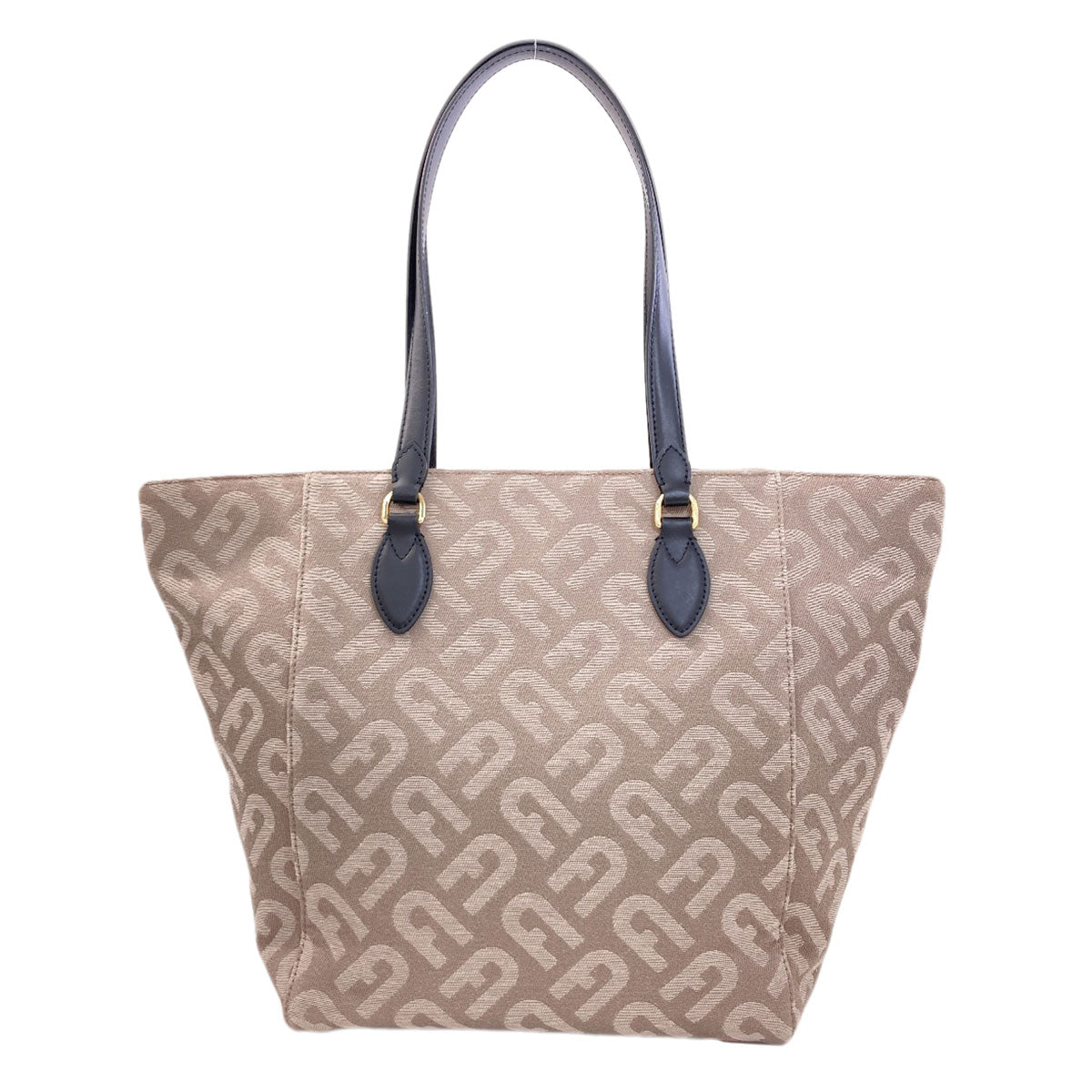 Furla Arch logo pattern Tote Bag Canvas Ladies [Used]