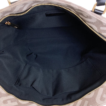 Furla Arch logo pattern Tote Bag Canvas Ladies [Used]