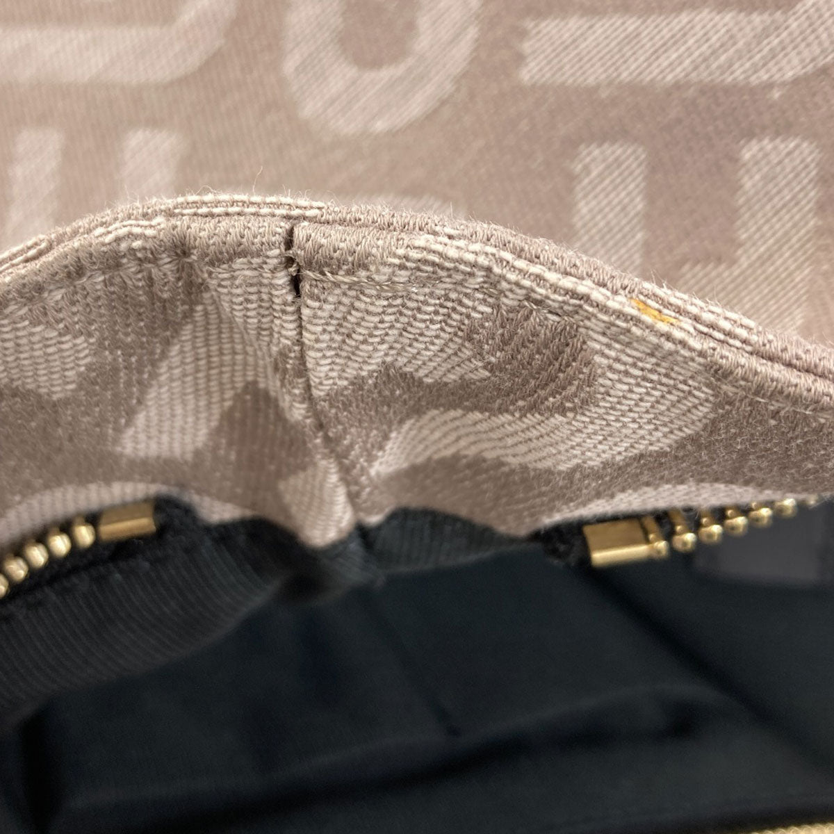 Furla Arch logo pattern Tote Bag Canvas Ladies [Used]