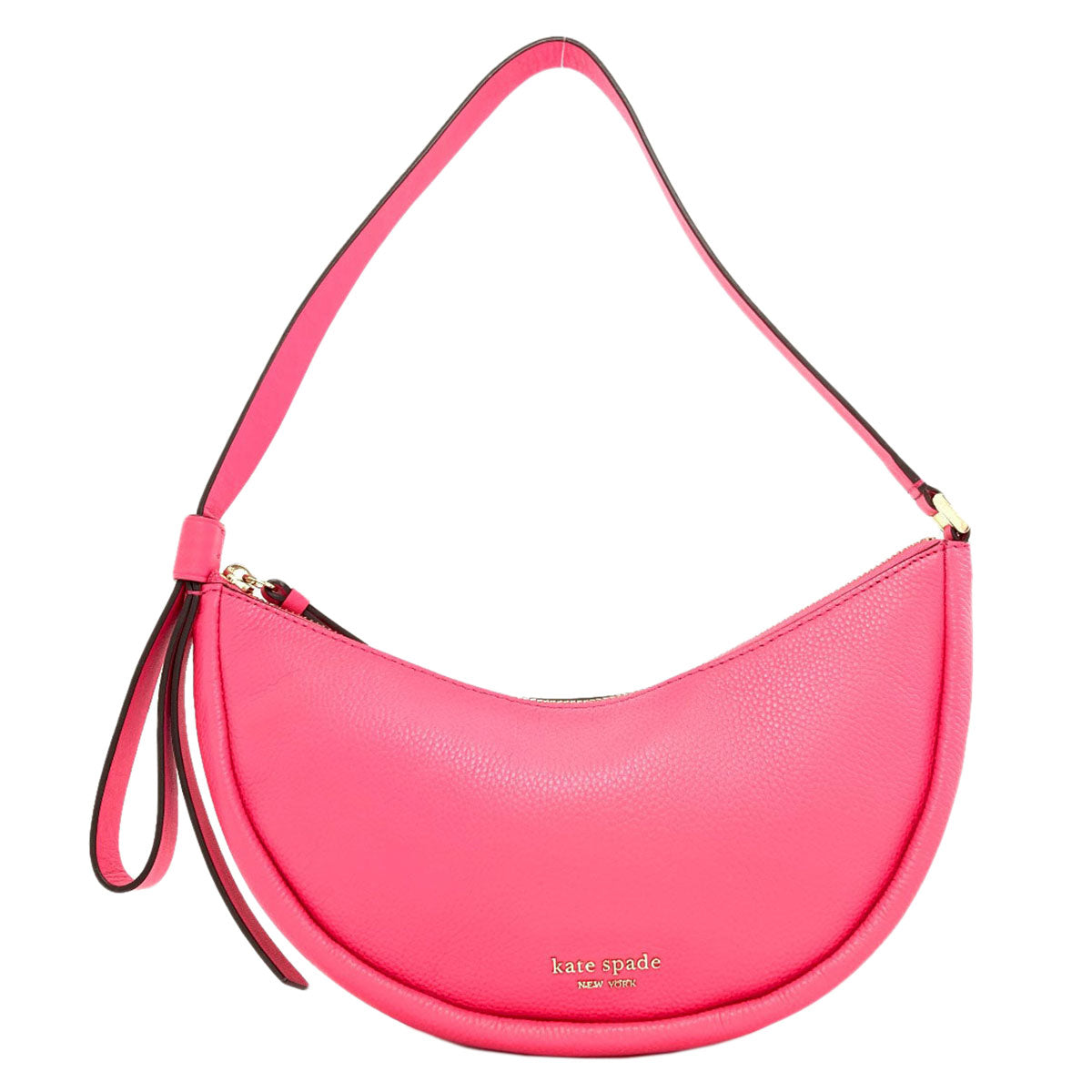 kate spade logo Handbag Leather Ladies [Used]