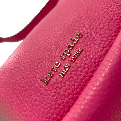 kate spade logo Handbag Leather Ladies [Used]