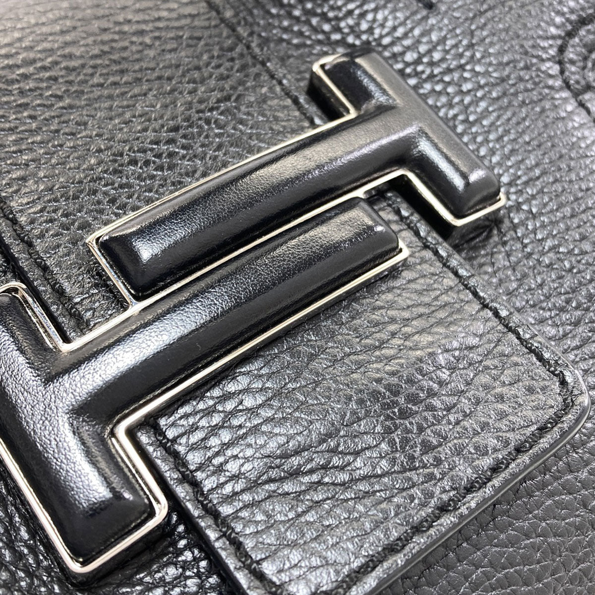 TODS Double T Shopping Bag 2WAY Tote Bag Leather Ladies [Used]