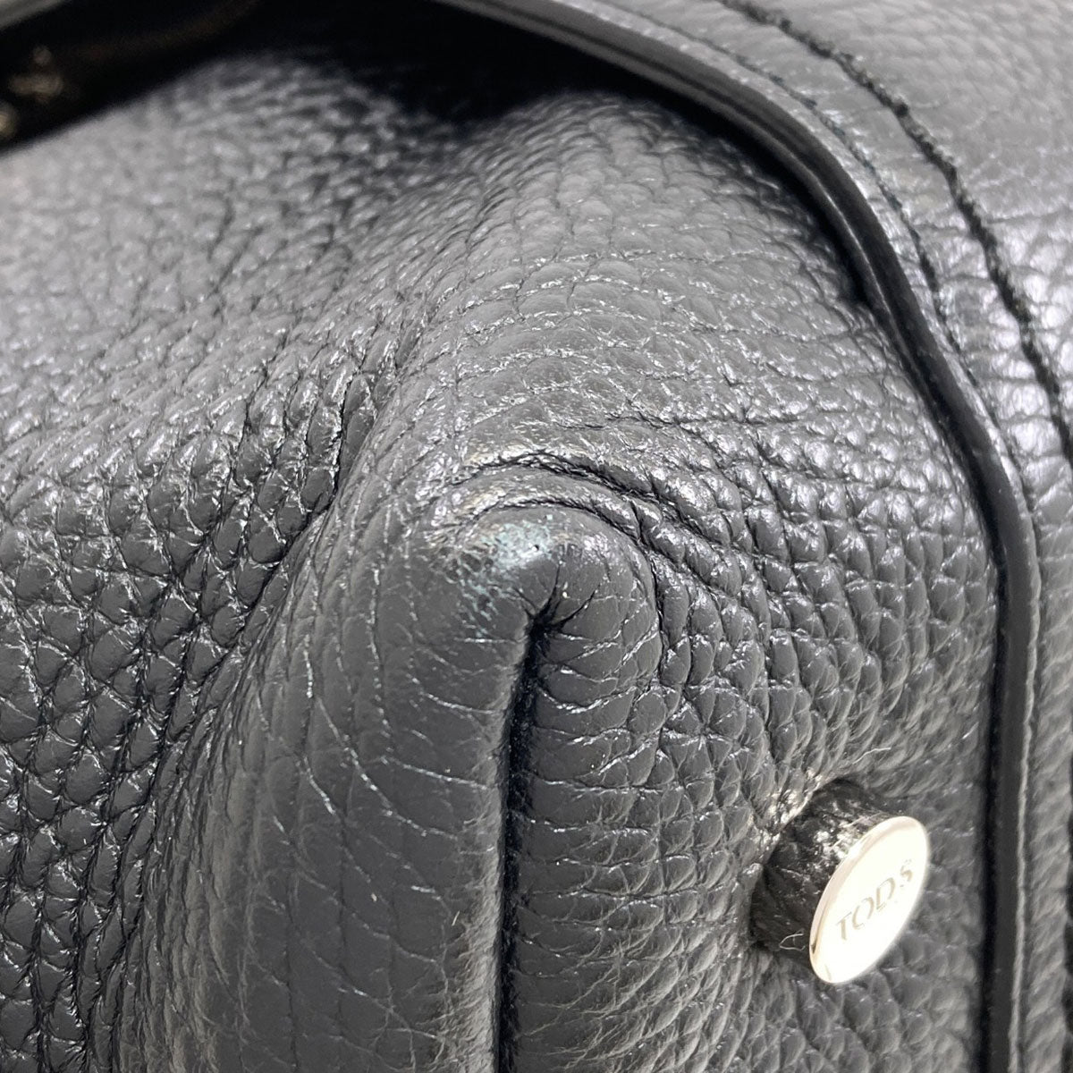 TODS Double T Shopping Bag 2WAY Tote Bag Leather Ladies [Used]