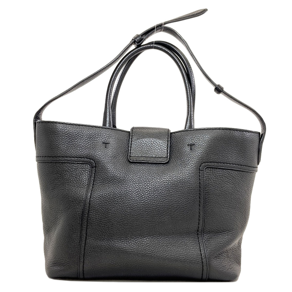 TODS Double T Shopping Bag 2WAY Tote Bag Leather Ladies [Used]