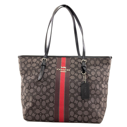 COACH F39043 Signature Tote Bag Canvas Ladies [Used]