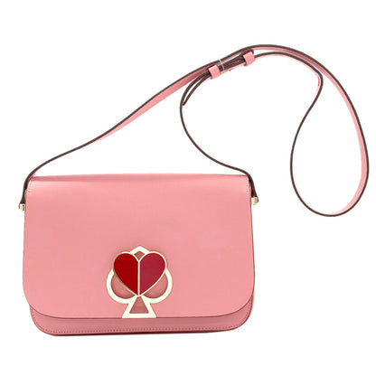 kate spade Nikola Twist Lock Shoulder Bag Leather Ladies [Used]