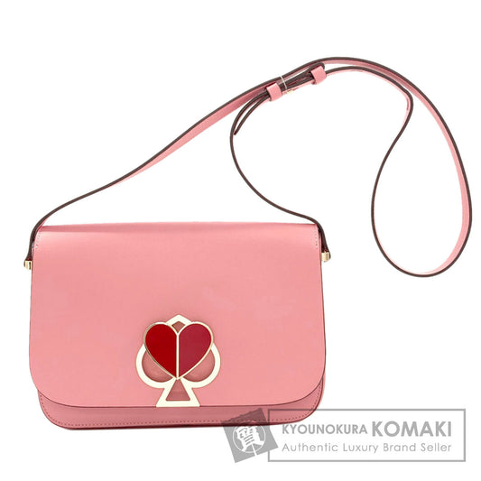 kate spade Nikola Twist Lock Shoulder Bag Leather Ladies [Used]