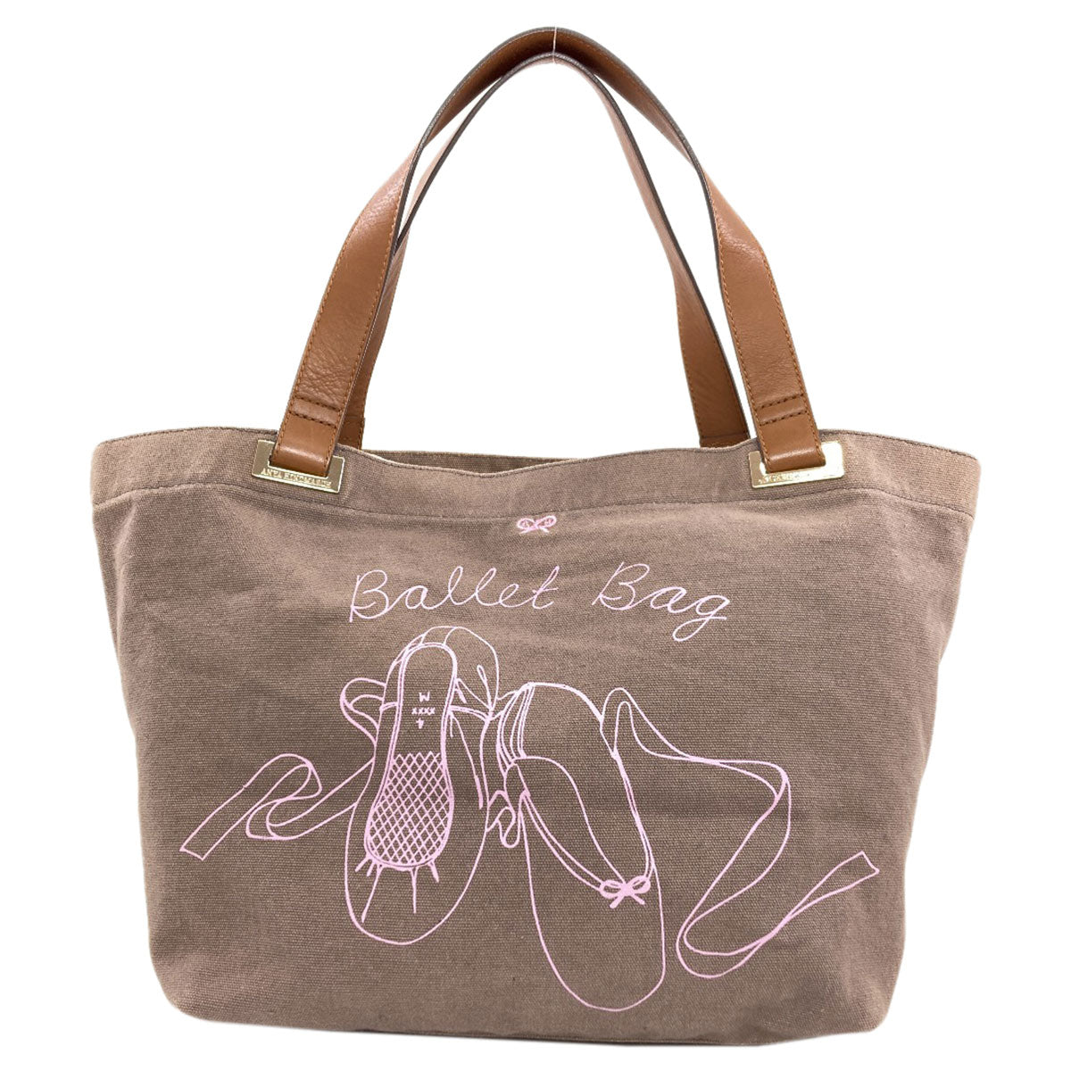 Anya Hindmarch Ballet motifs Tote Bag Canvas Ladies [Used]
