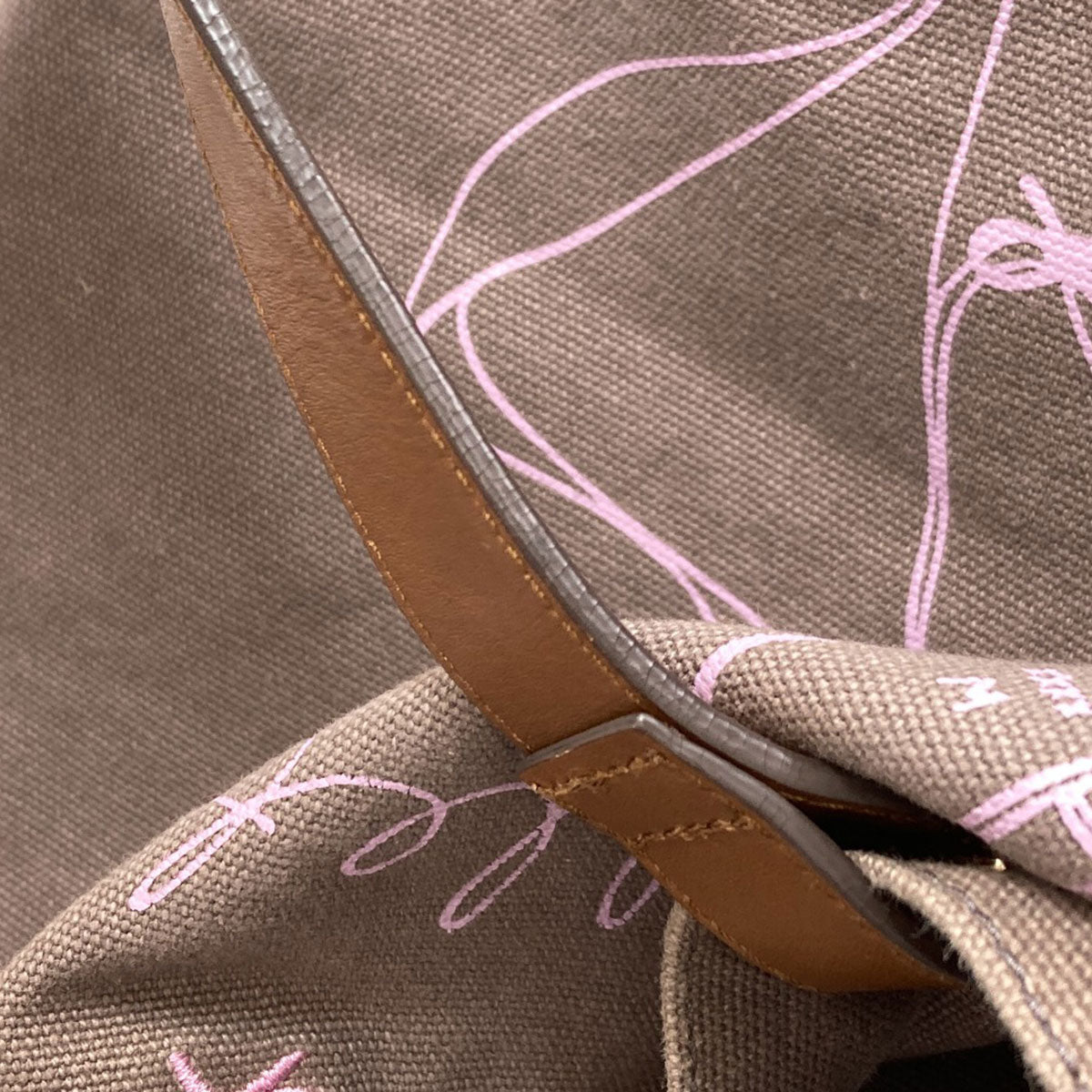 Anya Hindmarch Ballet motifs Tote Bag Canvas Ladies [Used]