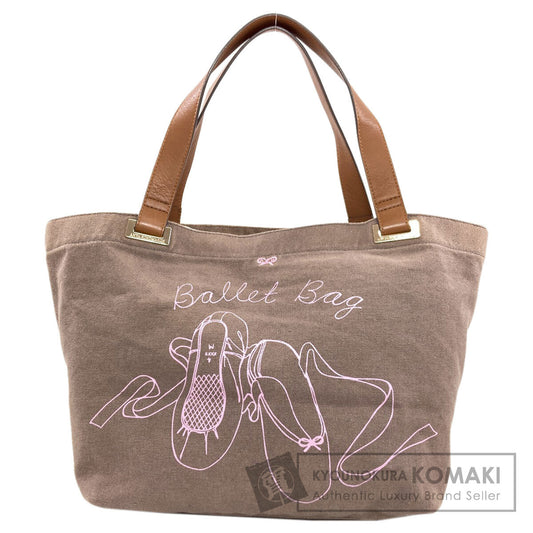 Anya Hindmarch Ballet motifs Tote Bag Canvas Ladies [Used]