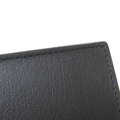 Dunhill Gunmetal business card holder Card Case Leather Ladies [Used]