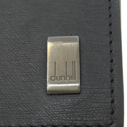 Dunhill Gunmetal business card holder Card Case Leather Ladies [Used]
