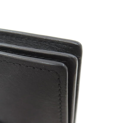 Dunhill Gunmetal business card holder Card Case Leather Ladies [Used]