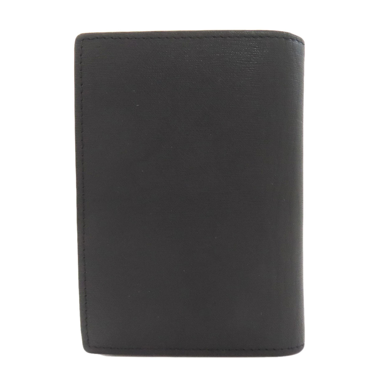 Dunhill Gunmetal business card holder Card Case Leather Ladies [Used]