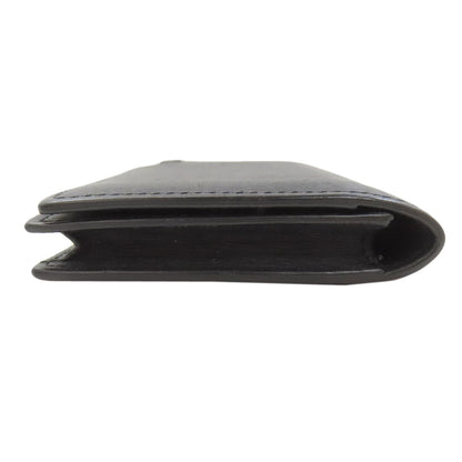 Dunhill Gunmetal business card holder Card Case Leather Ladies [Used]